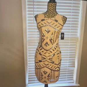 Vince Camuto Sequin Sheath Dress